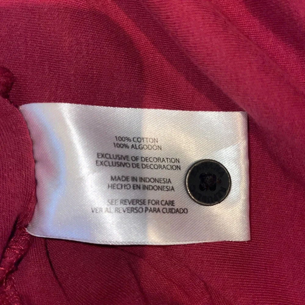 Banana Republic Mens XXL Burgundy Red 100% Cotton Short Sleeve Polo Shirt